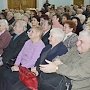 Ефим Фикс поздравил ветеранов Железнодорожного района Симферополя с 30-летием со дня образования ветеранской организации