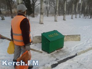 В Керчи закупят ещё 225 тонн пескосоляной смеси для посыпки дорог