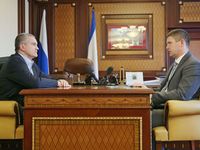 Сергей Аксёнов провёл рабочую встречу с председателем Комитета конкурентной политики Республики Крым