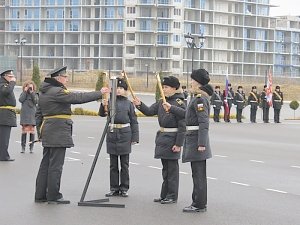 Севастопольских кадетов приняли в юнармейцы