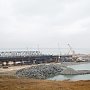 Строители готовятся к монтажу арок судоходных пролётов Крымского моста