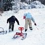 Трагично завершилась поездка женщины и юноши на снегоходе на Ай-Петри
