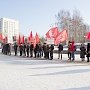 Томские коммунисты провели пикет в память об И. В. Сталине.