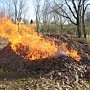 МЧС России предупреждает: сжигание сухой травы опасно!