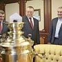 Сергей Аксёнов провёл встречу с Председателем Тульской областной Думы Сергеем Харитоновым