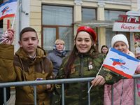 Сергей Аксёнов принял участие в праздничных мероприятиях в честь дня общекрымского референдума 2014 года и Дня воссоединения Крыма с Россией