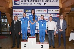 Сборная команда МВД России одержала командную победу на чемпионате Европы по лыжным видам спорта между полицейских
