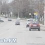 В Керчи провели частичный ямочный ремонт