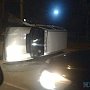 В столице Крыма на ул.Кечкеметская перевернулся автомобиль. Водитель жив