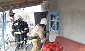 Часть жилого дома обрушилась в Первомайском районе в результате взрыва газового баллона