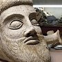 При строительстве моста в Крым найдена голова древней скульптуры