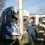 В аварии с участием троллейбуса в Севастополе пострадали шестеро