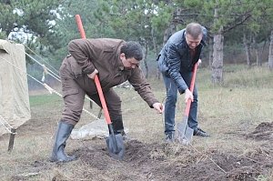 Участники субботника по озеленению и уборке высадили в ландшафтно-рекреационном парке «Битак» 600 деревьев