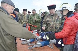 Учебно-методические занятия для казачьих дружин и работников добровольной пожарной охраны г. Севастополя