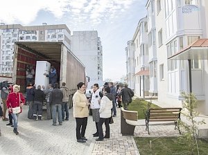 В Керчи переселенцы с Керченского моста начали вселяться в новые квартиры