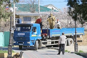 В Судаке восстановили памятник Ленину