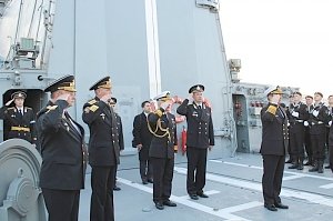 Командующий ВМС Турции посетил новейший фрегат Черноморского флота «Адмирал Григорович»