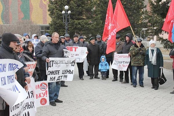 Республика Хакасия. В Абакане прошла новая акция протеста дальнобойщиков