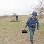 Под Керчью МЧС нашли восемь взрывоопасных предметов