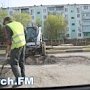 В Керчи улицу Ворошилова подготавливают к ямочному ремонту
