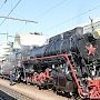 В Симферополь прибыл легендарный «Поезд Победы»