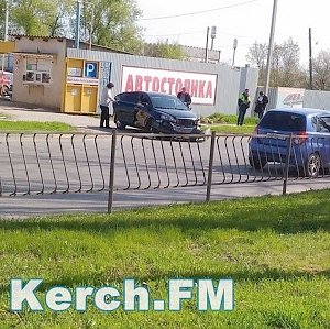 В Керчи – авария на Вокзальном шоссе