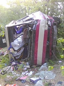 За аварию с рейсовым автобусом Судак-Керчь водителю дали почти три года и 700 тыс штрафа
