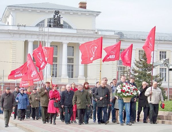 В Орле прошли мероприятия, посвященные 147-ой годовщине со дня рождения В.И. Ленина