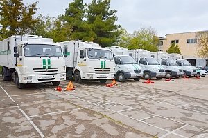 В УФСИН прошёл строевой смотр автотранспорта