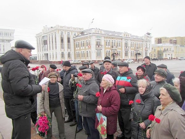 В Тамбовской области коммунисты отметили 147-ю годовщину со Дня рождения В.И. Ленина