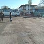 В столице Крыма ремонтируют дорогу на автостанции «Курортная»