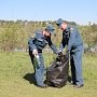 «Чистый берег» на Симферопольском водохранилище