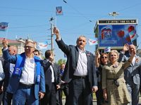 Сергей Аксёнов принял участие в торжественных мероприятиях, посвящённых Празднику Весны и Труда