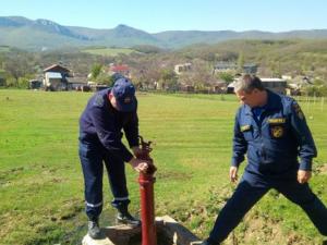 МЧС Крыма проверили пожарное водоснабжение полуострова