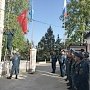 Севастопольский отдельный пост 4 пожарно-спасательной части принял эстафету акции «Знамя Победы»