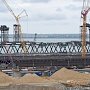 Строители приступили к монтажу арок судоходного пролёта автомобильной части Крымского моста