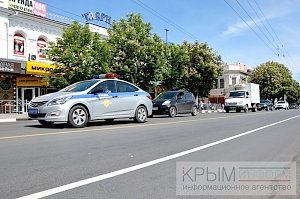 Автобусы перестали помещаться на выделенке в центре Симферополя после ремонта к 9 мая