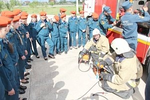 Урок от крымских спасателей для кадетов МЧС России