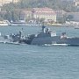 Десантные корабли Черноморского флота провели стрельбы по полигону Опук