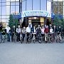 Сотрудники Госкомрегистра поддержали акцию «На работу на велосипеде»