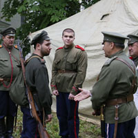 Студенты ТА КФУ смогли «перевоплотиться» в военнослужащих 1917 года