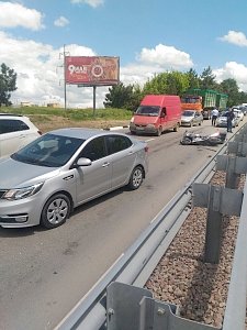 Мотоциклист из Луганска получил повреждения в ДТП на Ялтинской объездной