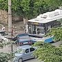 В Симферополе произошло тройное ДТП с троллейбусом