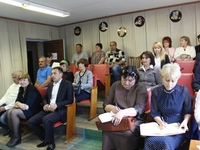 Алла Пашкунова приняла участие в выездном аппаратном совещании в Геройском сельском поселении Сакского района