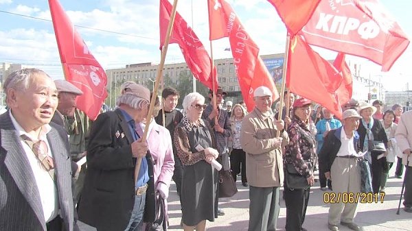 ​Мы не должны отступать и примиряться с властью! Акция протеста якутских коммунистов