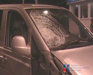 В столице Крыма водитель скрылся с места ДТП, не заметив, что насмерть сбил пешехода
