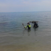 Крымские водолазы завершили работы по обследованию и очистке акватории пляжей в г. Керчь
