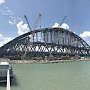 Строители завершили монтаж железнодорожного арочного пролёта Крымского моста