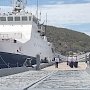 В Крыму встретили сторожевой корабль «Проворный»