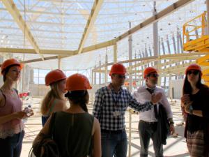 Студенты Академии строительства и архитектуры побывали на строительной площадке нового терминала аэропорта «Симферополь»
